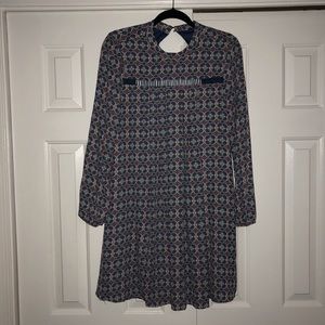 Groovy colorful shift dress